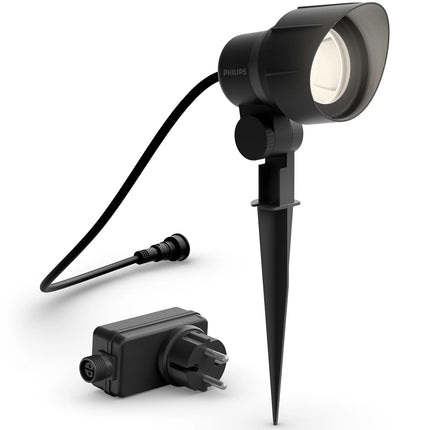 Kit de démarrage GardenLink Spot Blanc chaud 600 lm 1 paquet Noir