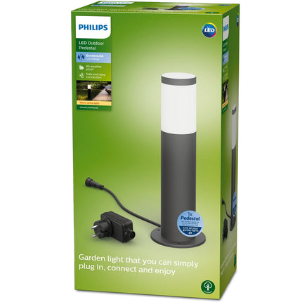 Kit de démarrage GardenLink Utrecht Pedestal Blanc chaud 600 lm 1-pack Anthracite