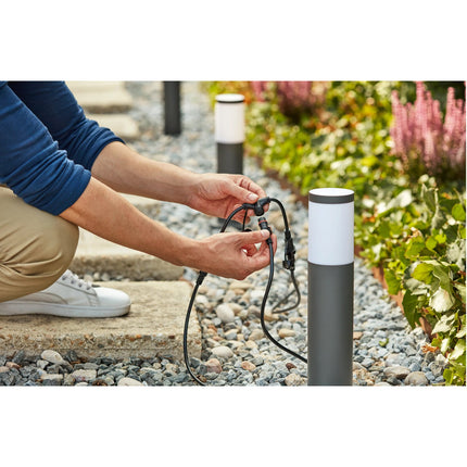 GardenLink Utrecht Sockelleuchte Kaltweiß 660lm Anthrazit