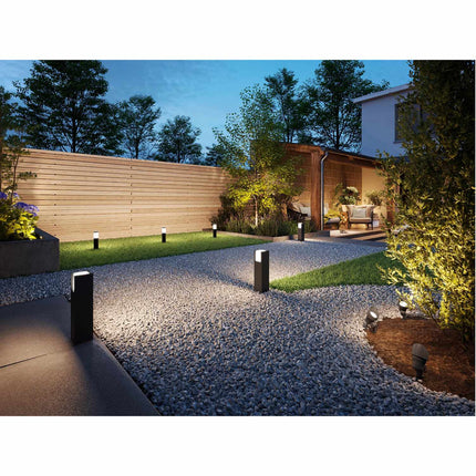 GardenLink Utrecht Sockelleuchte Kaltweiß 660lm Anthrazit