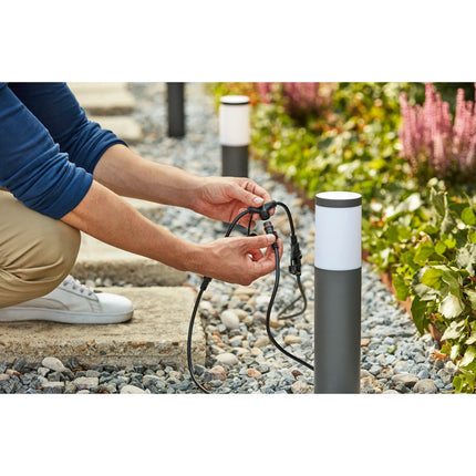 GardenLink Utrecht sloupkové svítidlo teplá bílá 600 lm antracit