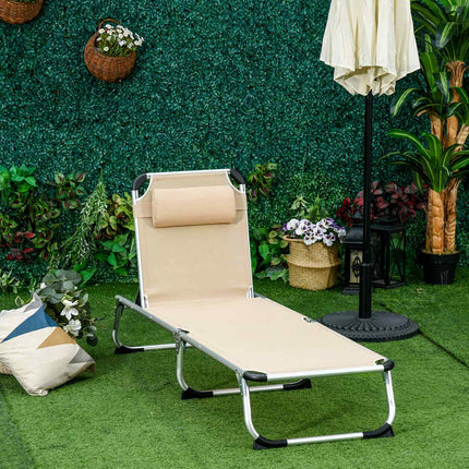 Verstellbarer Gartenstuhl, Aluminium, ergonomisches Netz