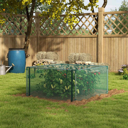 Gartenschutznetz mit Reißverschluss, 1,25x1,25M