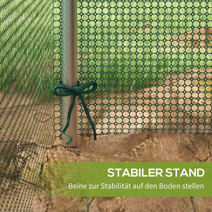 Gartenschutznetz mit Reißverschluss, 1,25x1,25M