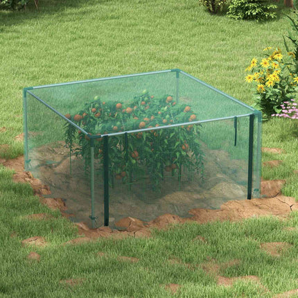 Gartenschutznetz mit Reißverschluss, 1,25x1,25M