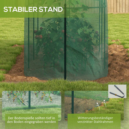 Garden mesh plant tent, insect & wind protection, 3x1M
