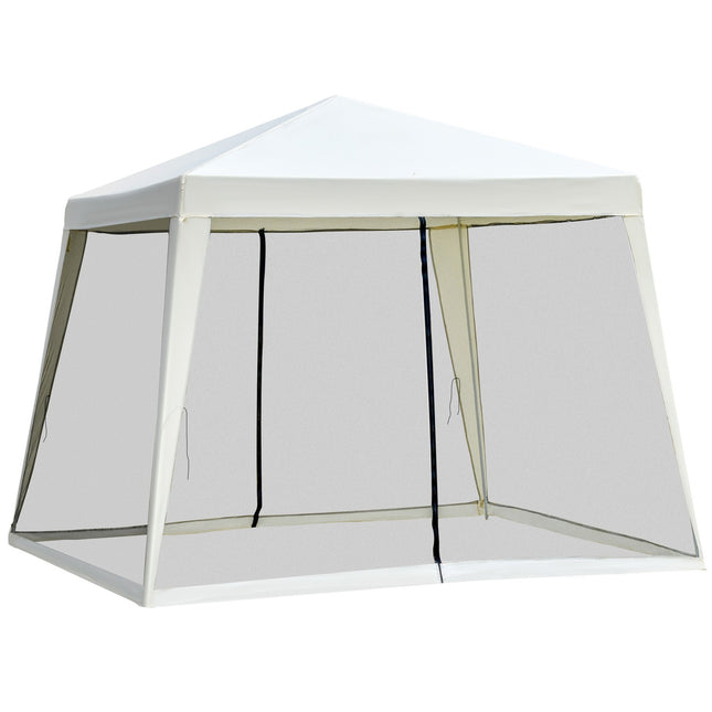Partyzelt Pavillon - wetterfest, Moskitonetz, 3x3M