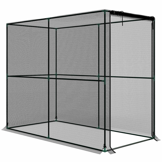 Gartenschutzgitter, Schwarz, 200x100x160 cm
