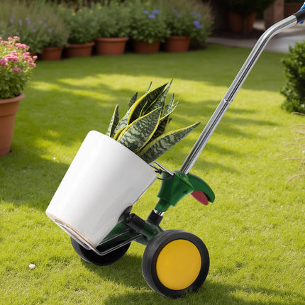 Garden Pot Mover Dolly, Adjustable Arm, 65 kg Capacity