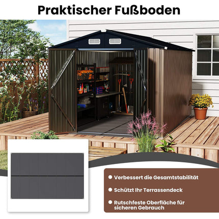 Garden Shed Base Plate 343x215 cm, Non-Slip Surface