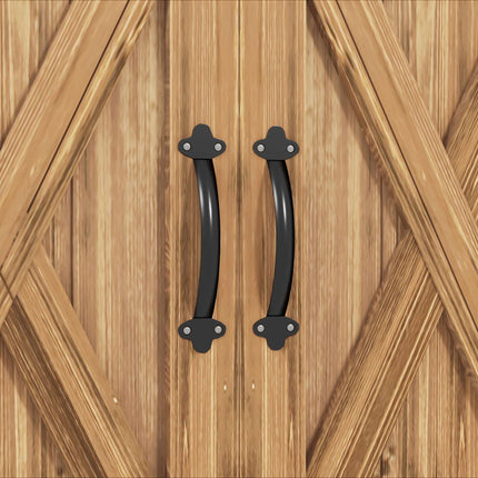 Garden Shed, Double Doors, Natural Wood, 77x55x72 cm, Brown
