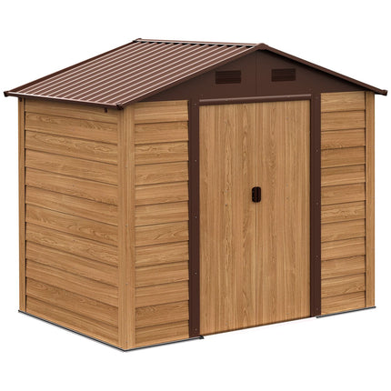 Gartenhaus aus Stahl mit Fenstern, wetterfeste Schiebetüren