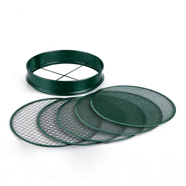 Gartensieb 5-in-1, Edelstahl, Ø 30 cm