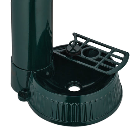 Gartenstehbrunnen, 83 cm – Wasserhahn, Becken, Schlauchhalterung