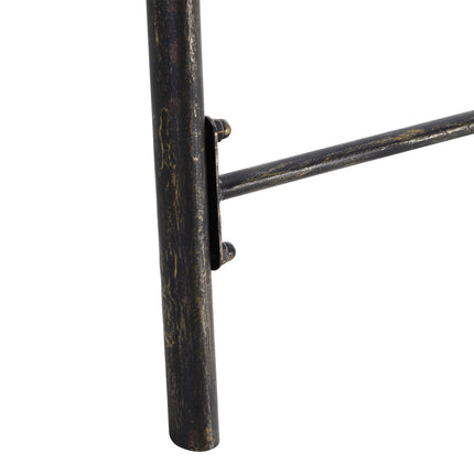 Metal garden swing for 2, bronze finish, 167x123x175 cm