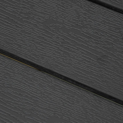 Gartentisch aus schwarzem Aluminium – wetterfest und langlebig