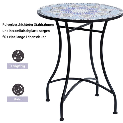 Round Garden balcony table - Ø60 x H71 cm