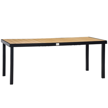 Gartentisch aus Aluminium für 8 Personen, pflegeleichte Oberfläche