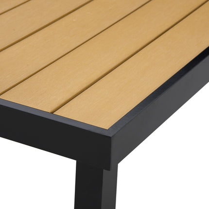 Gartentisch aus Aluminium für 8 Personen, pflegeleichte Oberfläche