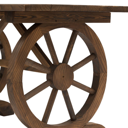 Gartentisch, Massivholz, wetterfest, 113x60x65 cm