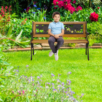 Gartenbank für Kinder mit Tiermotiven