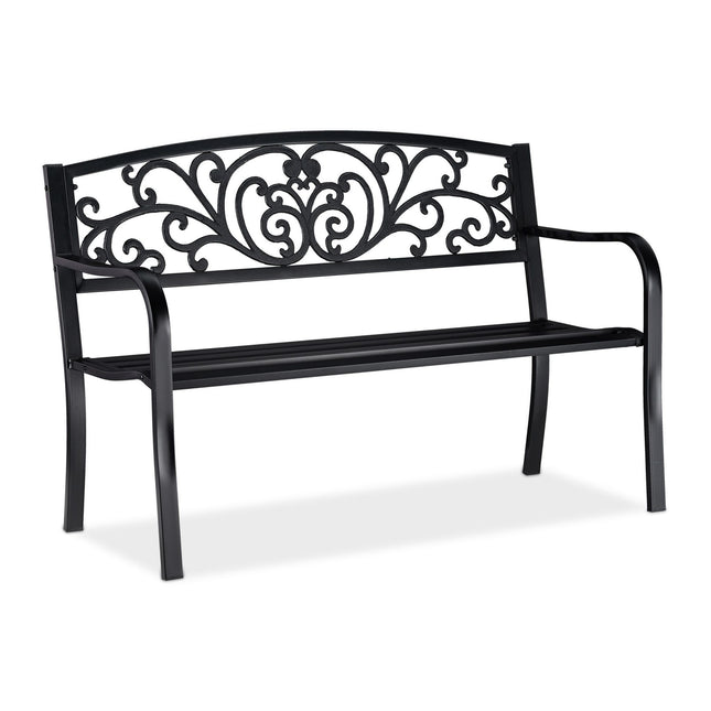 Gartenbank Metallornament