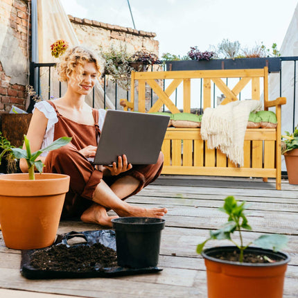 Banc de jardin avec rangement