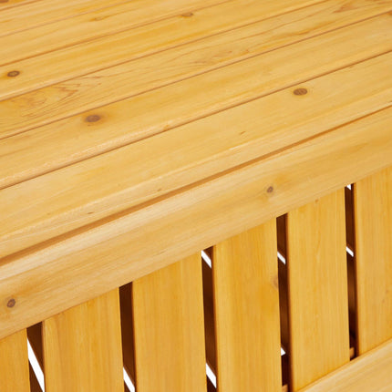 Banc de jardin avec rangement