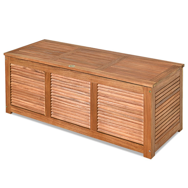 Gartenbox Aufbewahrungsbox für Garten und Hinterhof Akazienholz 120x45x45cm
