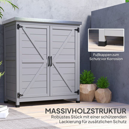 Gartenschrank für draußen – Wetterfester Geräteschuppen