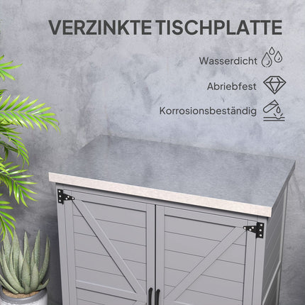 Gartenschrank für draußen – Wetterfester Geräteschuppen