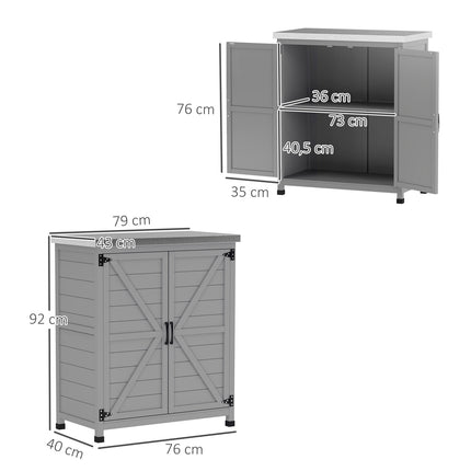 Gartenschrank für draußen – Wetterfester Geräteschuppen