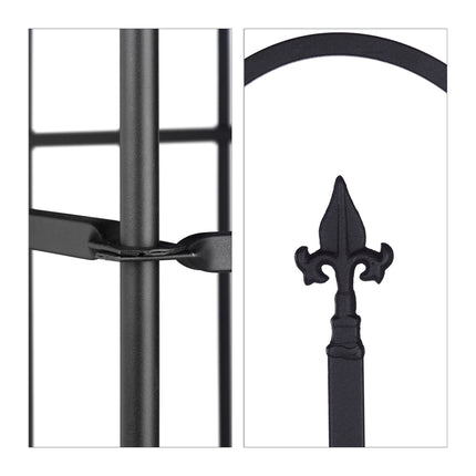 Garden fence metal set of 4