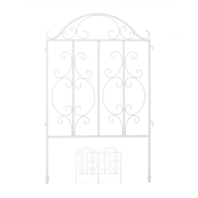 Garden fence with 3 panels