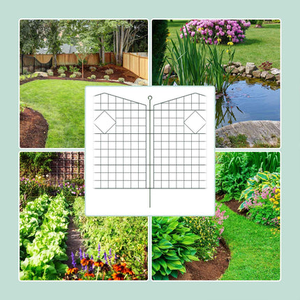 Garden fence with arches, 5 parts