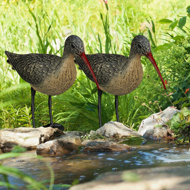 Gartenfigur Vogel 2er Set