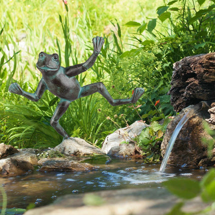 Garden figure frog