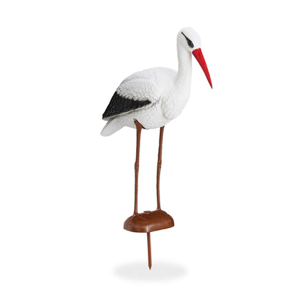 Gartenfigur Storch