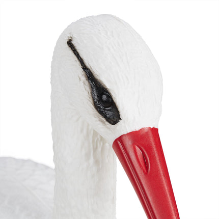 Gartenfigur Storch