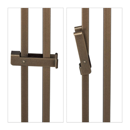Garden gate in bronze, 3 parts