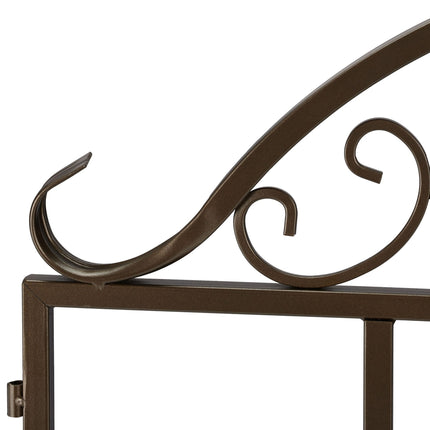 Garden gate in bronze, 3 parts
