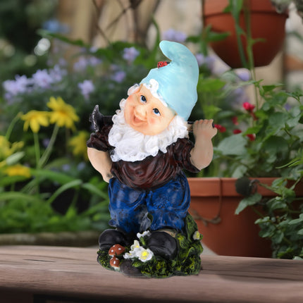 Gartenzwerg mit Spitzhacke