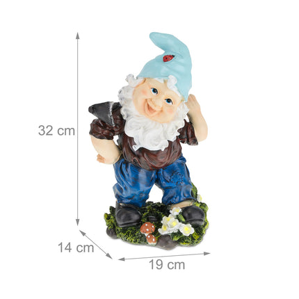 Gartenzwerg mit Spitzhacke