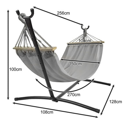 Garden hammock 200x150cm Gardlov with frame 25466