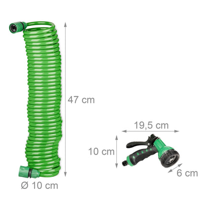 Zahradní hadice se stříkací pistolí