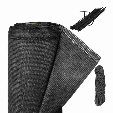 Paravent de jardin en anthracite de 1,2 m de hauteur