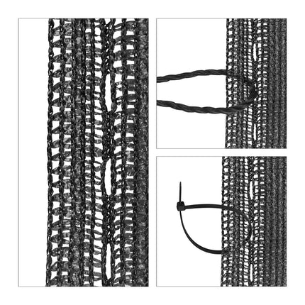 Paravent de jardin en anthracite de 1,2 m de hauteur
