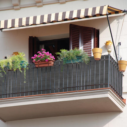 Garden screen in anthracite 1.5 m high