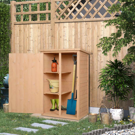 Abri de jardin abri de jardin abri de jardin avec étagères abri de jardin abri de jardin en bois de sapin naturel 75 x 56 x 115 cm