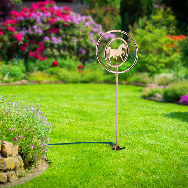Garden sprinklers horse motif